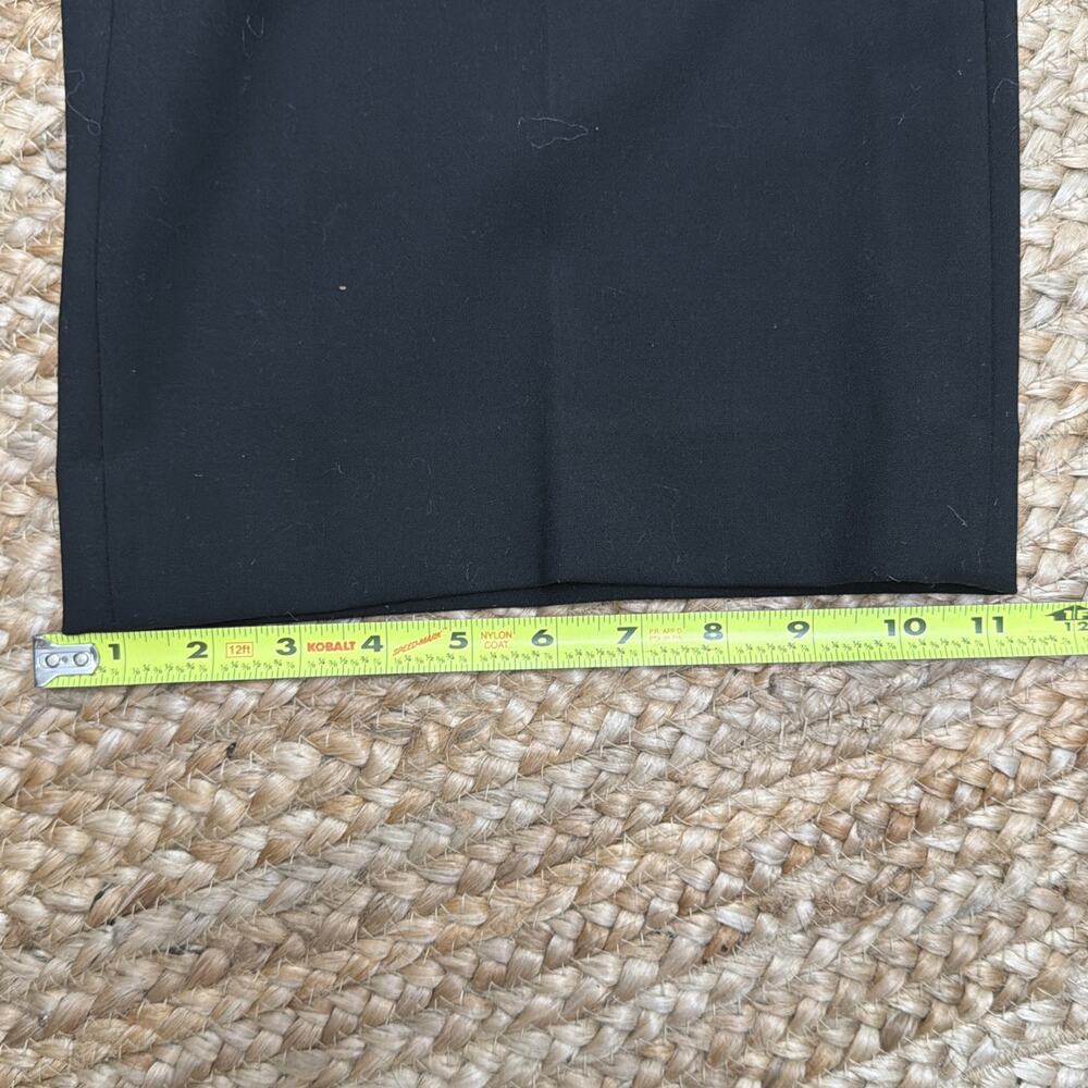 J.Crew Black Dress Wide Leg Pants Stretch Tailored Workwear Trousers Sz 6 - Picture 6 of 6